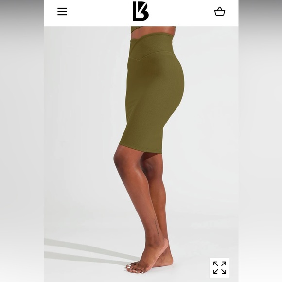 NWT Buff Bunny Sphynx Ribbed Skirt - Picture 4 of 6